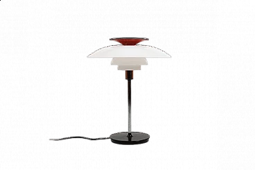 Lampada da tavolo PH80 di Poul Henningsen per Louis Poulsen, anni '80