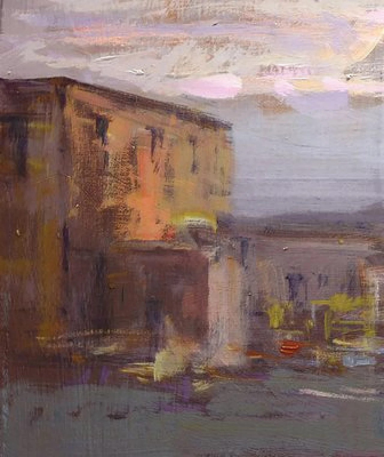 Renato Criscuolo, Pozzuoli, oil on canvas, 2000s 5