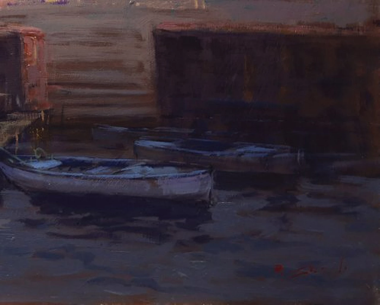 Renato Criscuolo, Pozzuoli, olio su tela, anni 2000 6