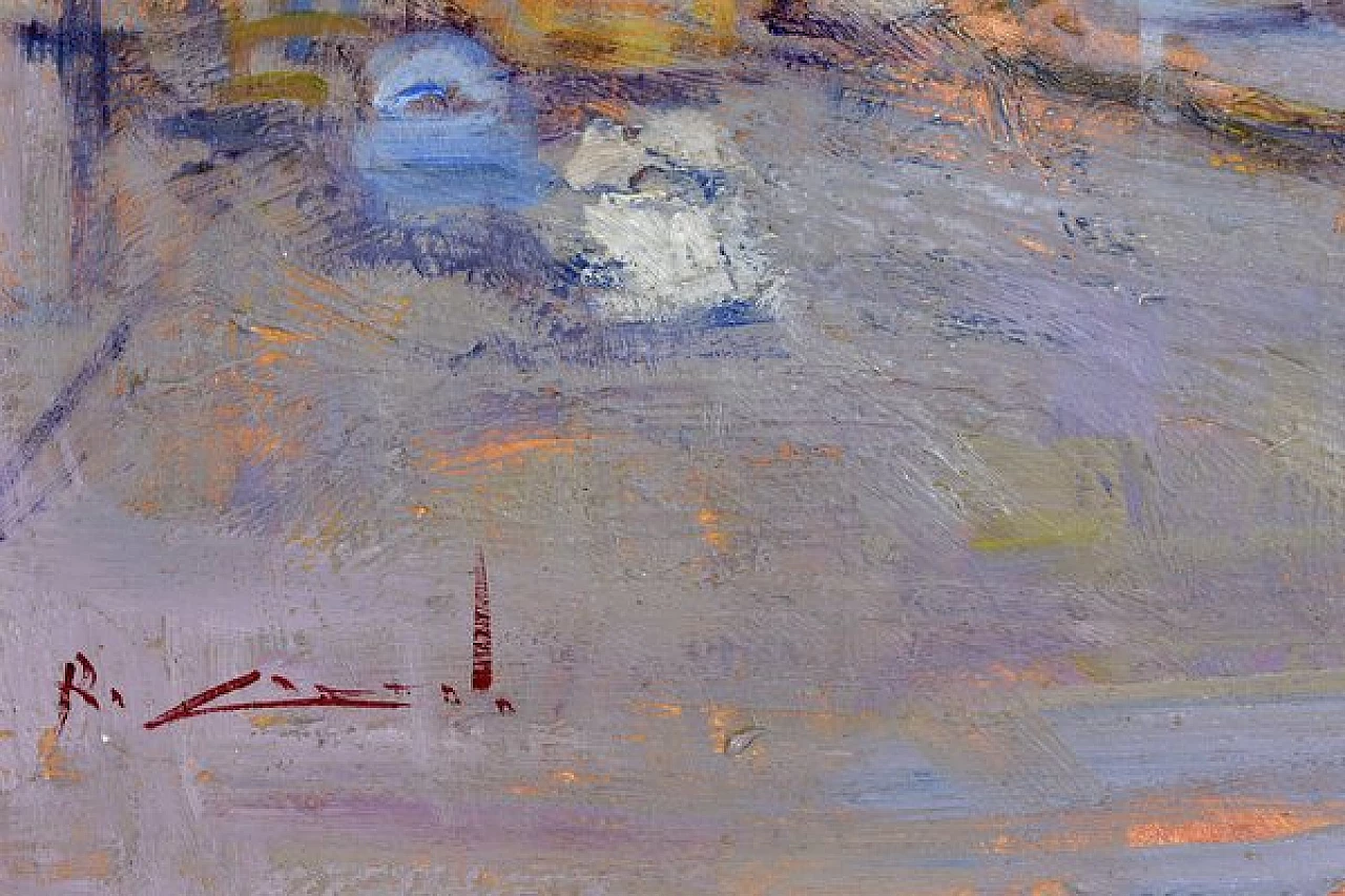 Renato Criscuolo, Urban Landscape, oil on canvas, 2000s 5