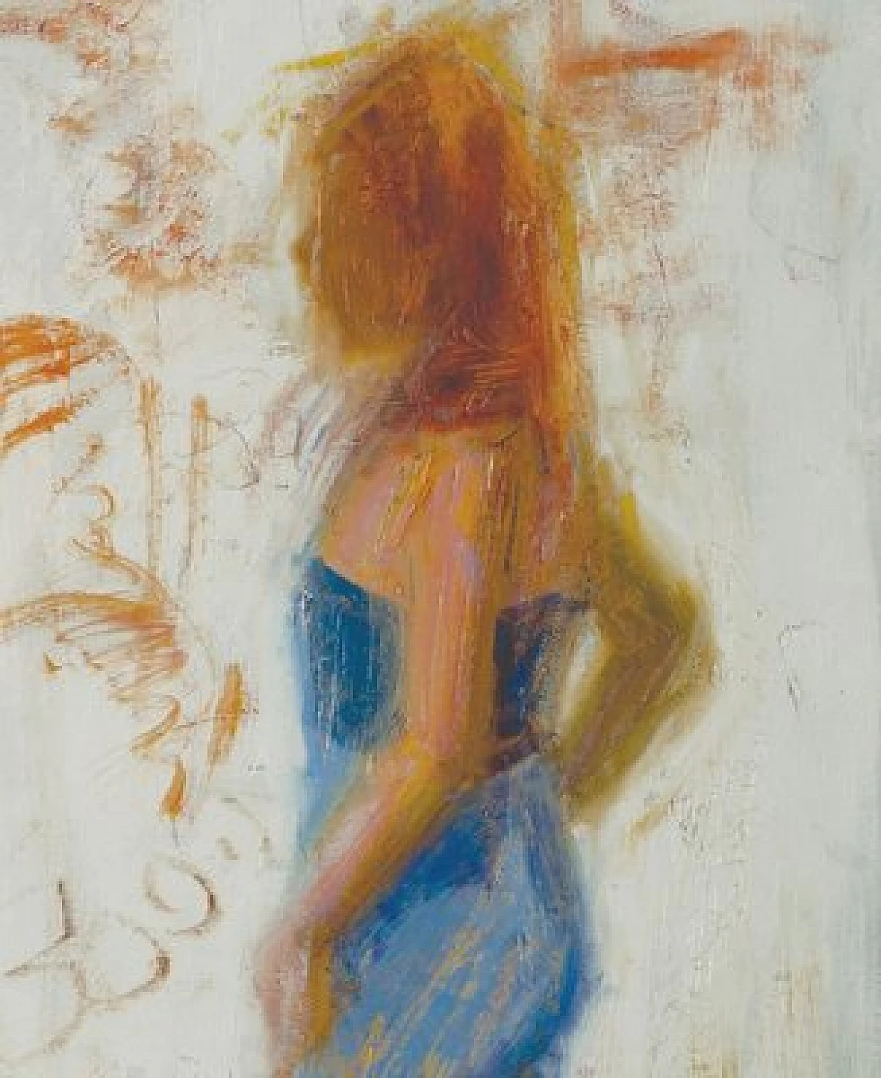 Renato Criscuolo, Girls, painting on canvas, 2000s 2
