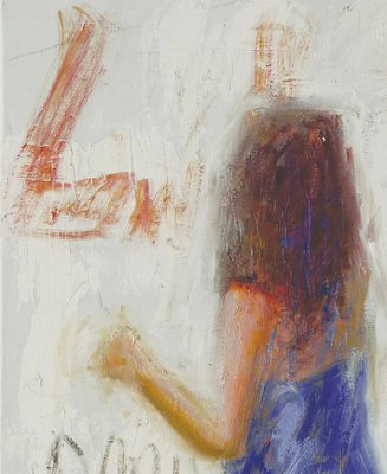 Renato Criscuolo, Ragazze, dipinto su tela, anni 2000 3