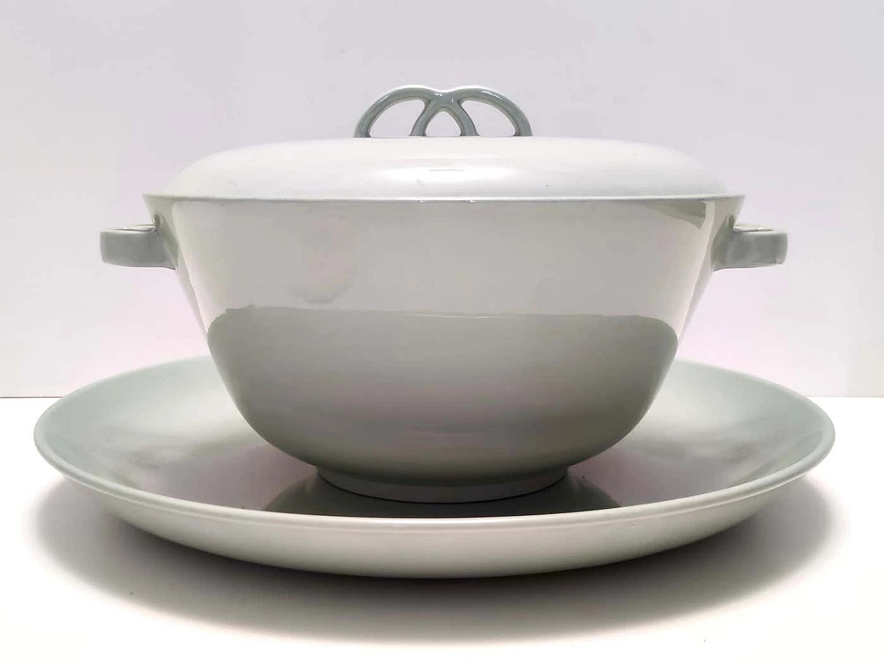 Vittuone centerpiece bowl with plate by Guido Andlovitz for Laveno, 1936 7