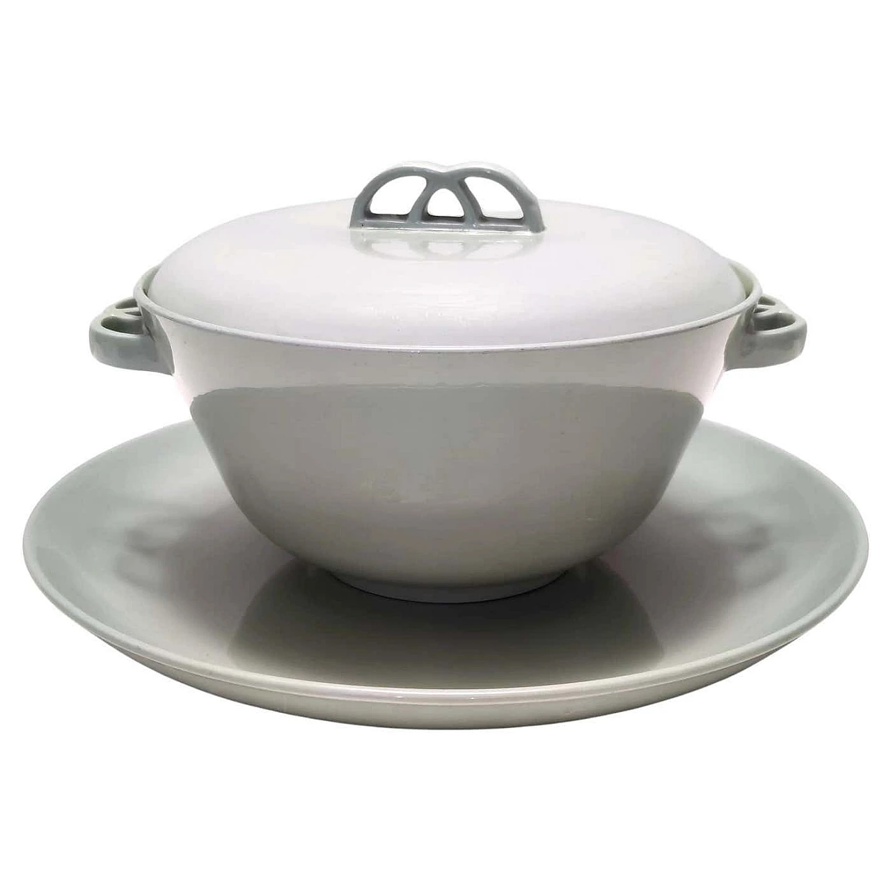 Vittuone centerpiece bowl with plate by Guido Andlovitz for Laveno, 1936 10