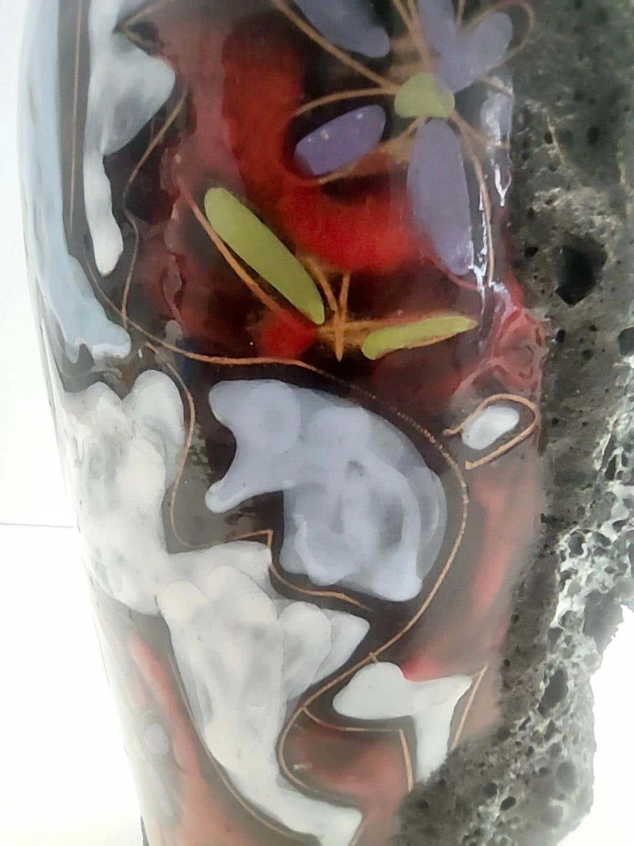 Vaso in terracotta lava di Giulianelli per Ceramiche San Marino, anni '50 6