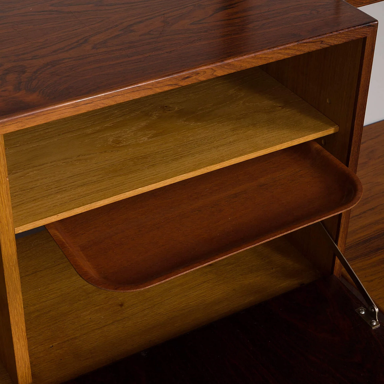 Modular rosewood bookcase with five cabinets by Thygesen and Sorensen for Hansen & Guldborg, 1960s 10