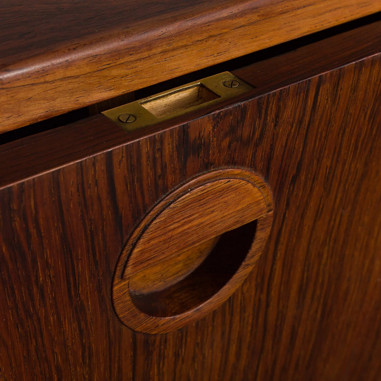 Modular rosewood bookcase with five cabinets by Thygesen and Sorensen for Hansen & Guldborg, 1960s 14