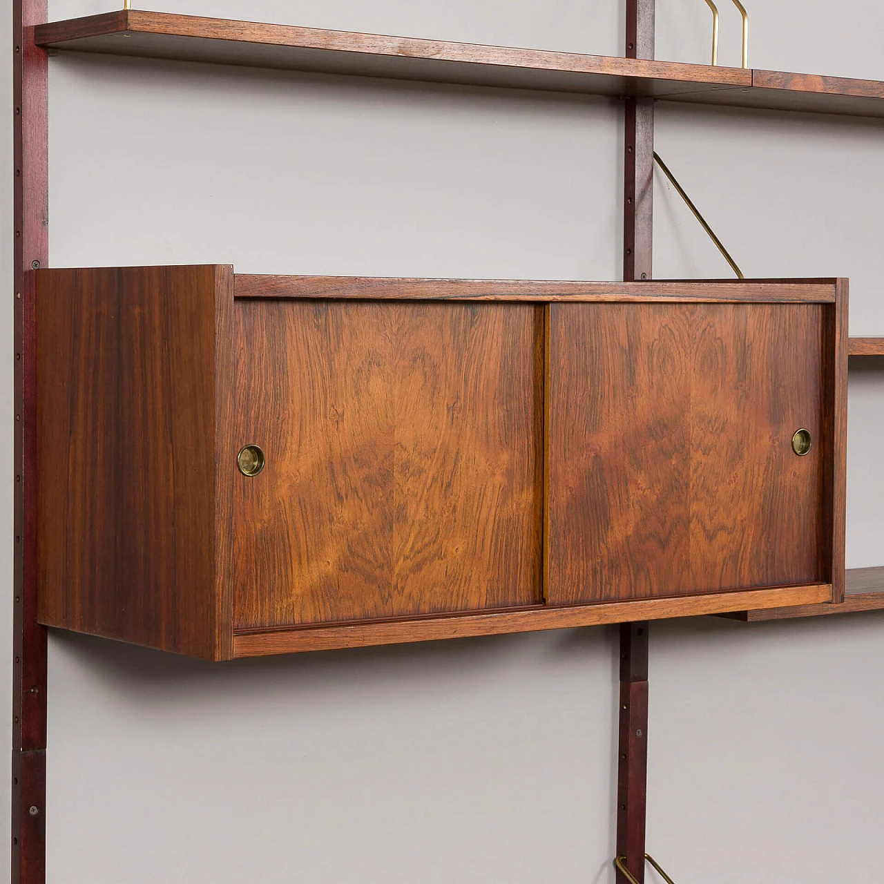 Rosewood bookcase with desk by Preben Sorensen for PS System, 1960s 11