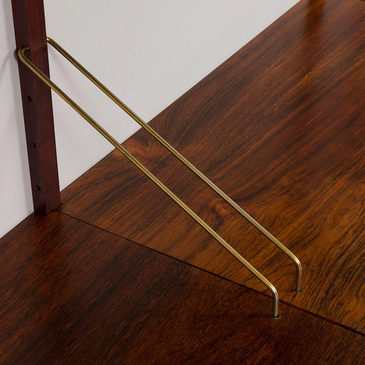 Rosewood bookcase with desk by Preben Sorensen for PS System, 1960s 13