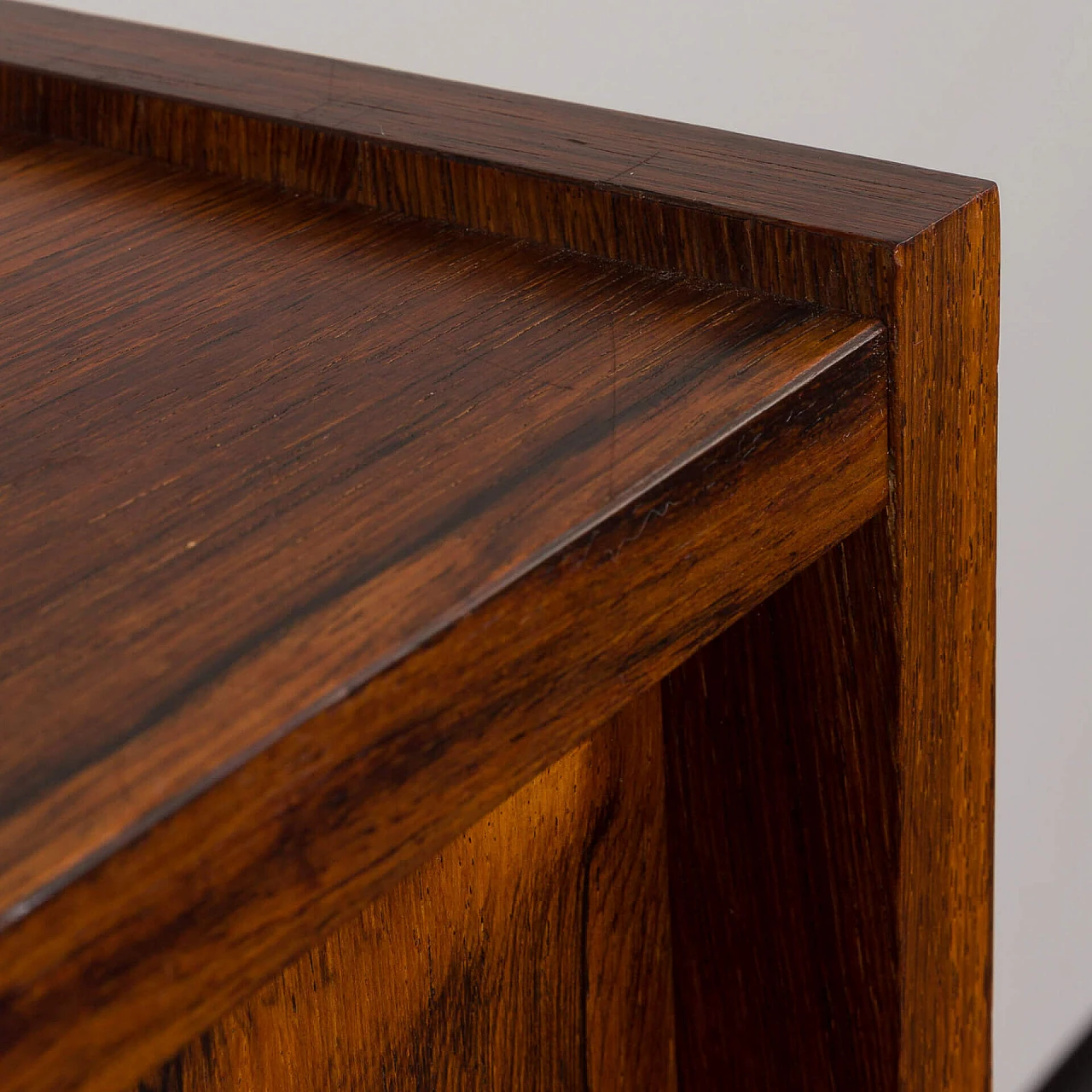 Libreria modulare in palissandro danese con mobile ad ante scorrevoli di Preben Sorensen per PS System, anni '60 15