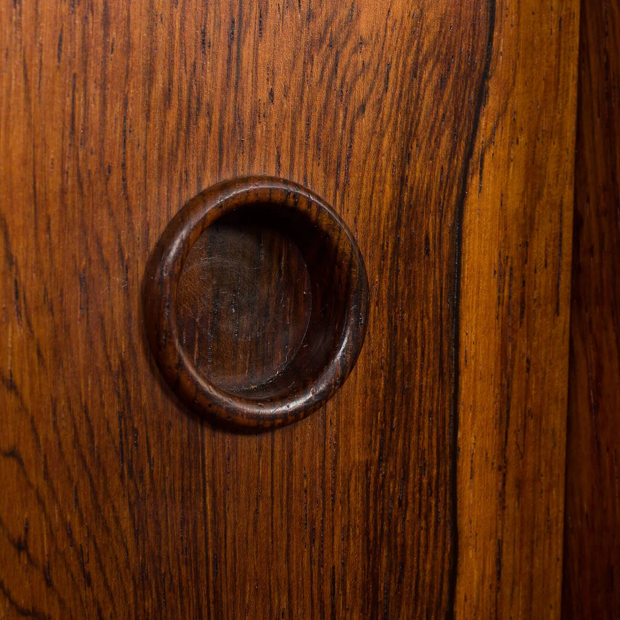 Libreria modulare in palissandro danese con mobile ad ante scorrevoli di Preben Sorensen per PS System, anni '60 16