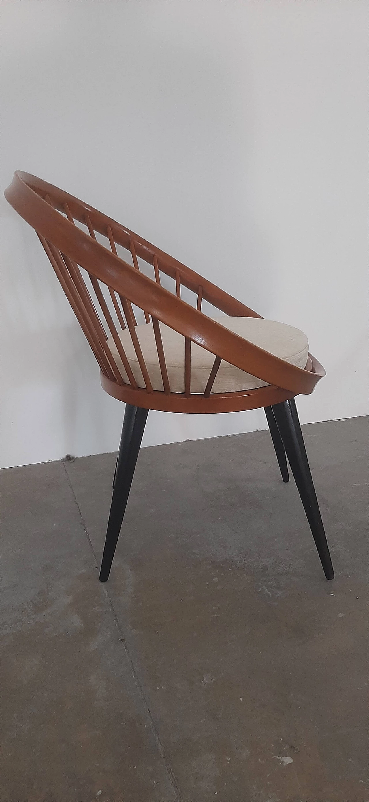 Coppia di poltrone Circle Chair di Ekstrom per Ese Mobler AB, anni '50 4