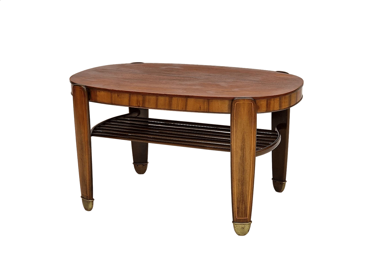 Art Deco teak and ash coffee table by Edmund Jørgensen, 1930s 17