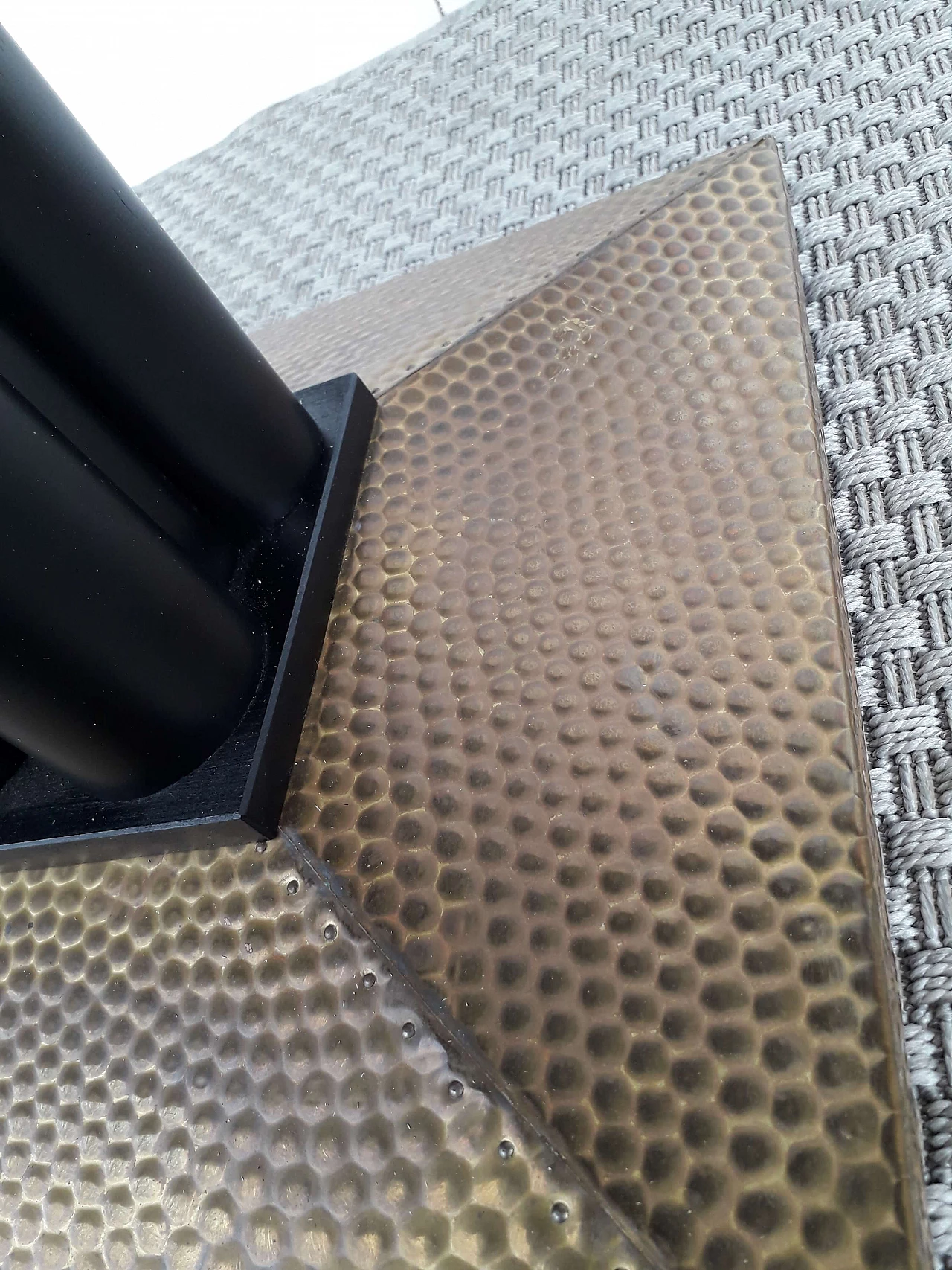 Tavolino in legno e ottone nello stile di Josef Hoffmann per Thonet 6