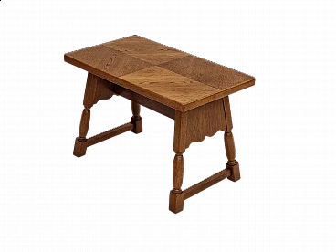 Danish oak coffee table, 1950s