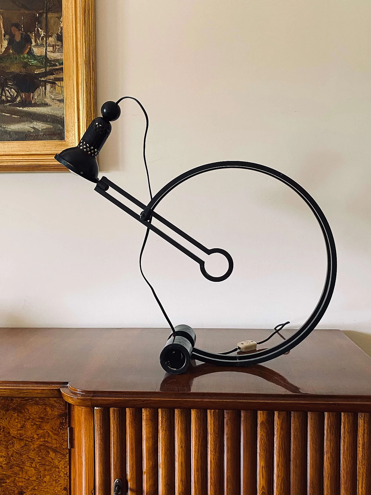 Lampada da tavolo Pendulum di Charles Martin per Woka, anni '70 3