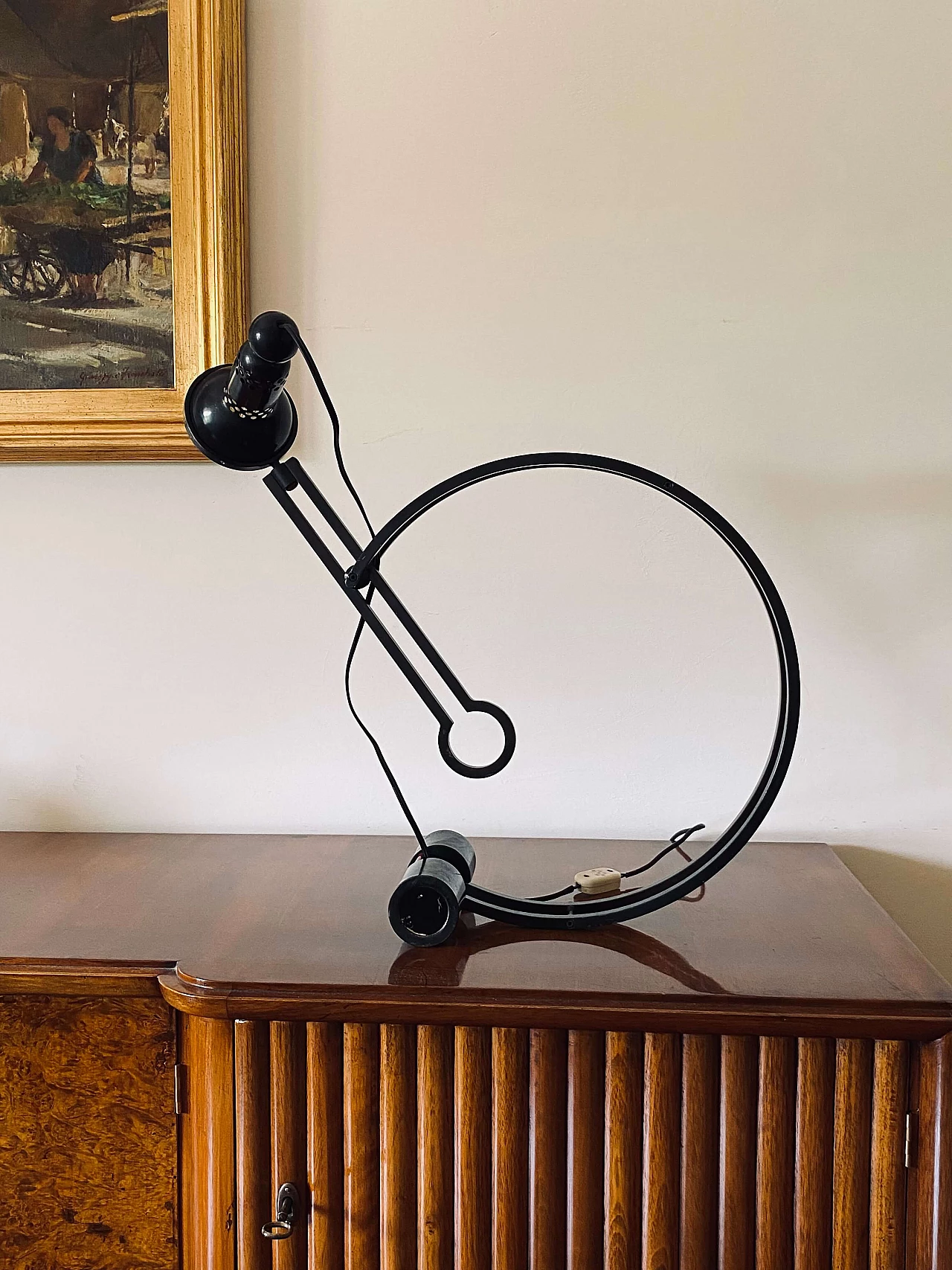 Lampada da tavolo Pendulum di Charles Martin per Woka, anni '70 5