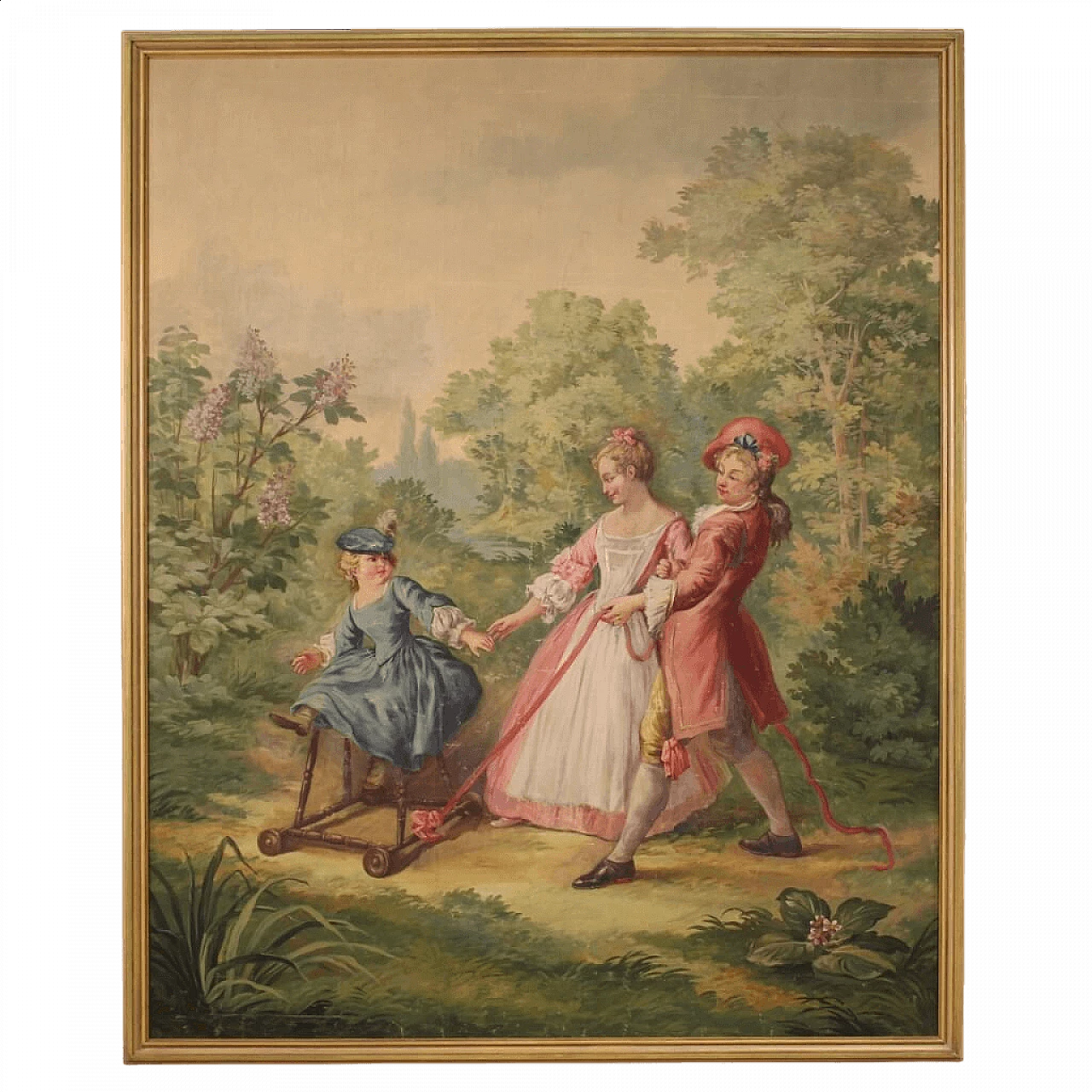 Walk in the park, oil painting on canvas 15