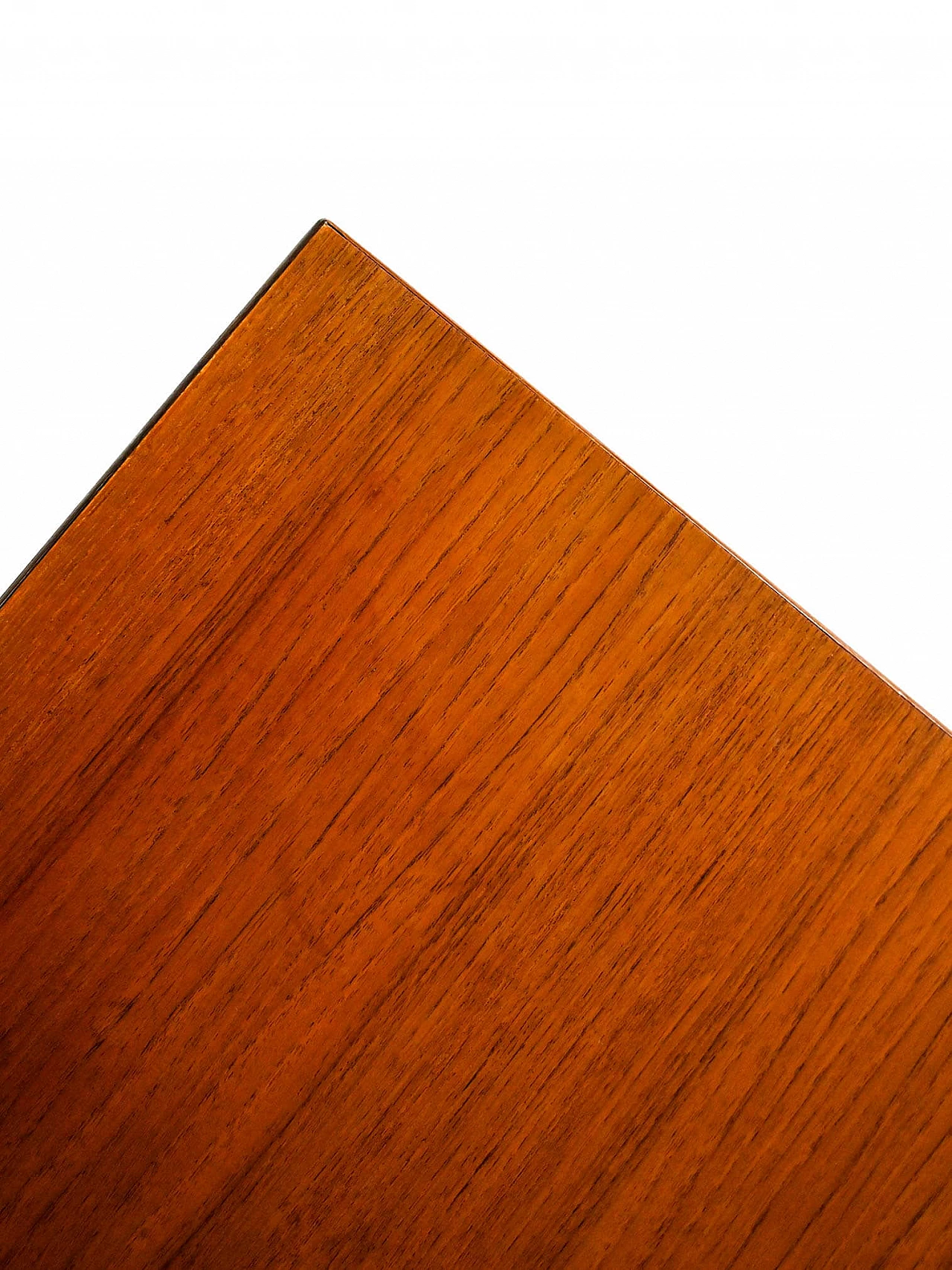 Tavolo scandinavo allungabile in legno chiaro e teak, anni '60 6