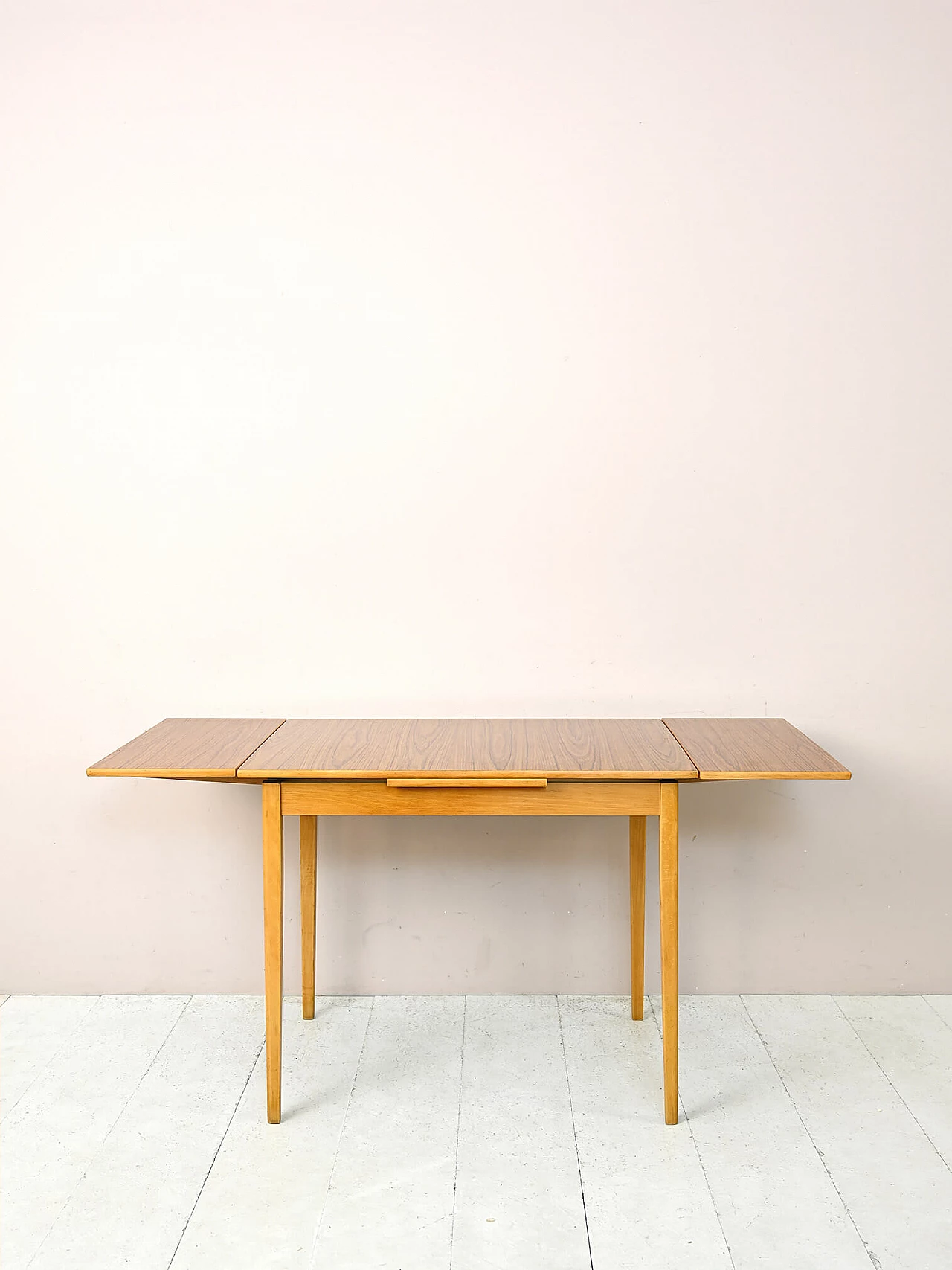 Birch extendable table with formica top, 1960s 3