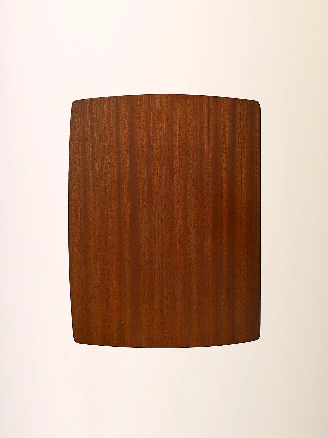 Scandinavian mahogany bedside table with brass details, 1960s 11