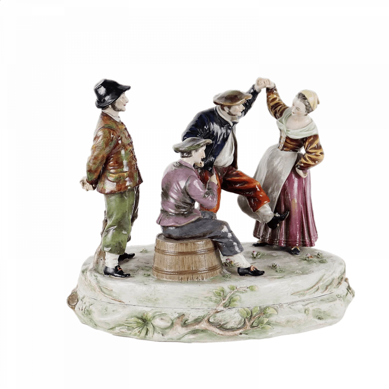 Thuringian porcelain sculpture of dancing figures, mid-19th century 20