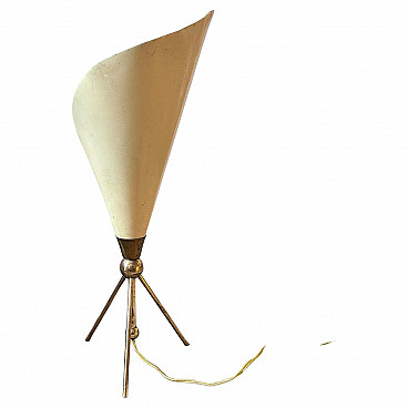 Calla brass table lamp by Angelo Lelii for Arredoluce, 1950s