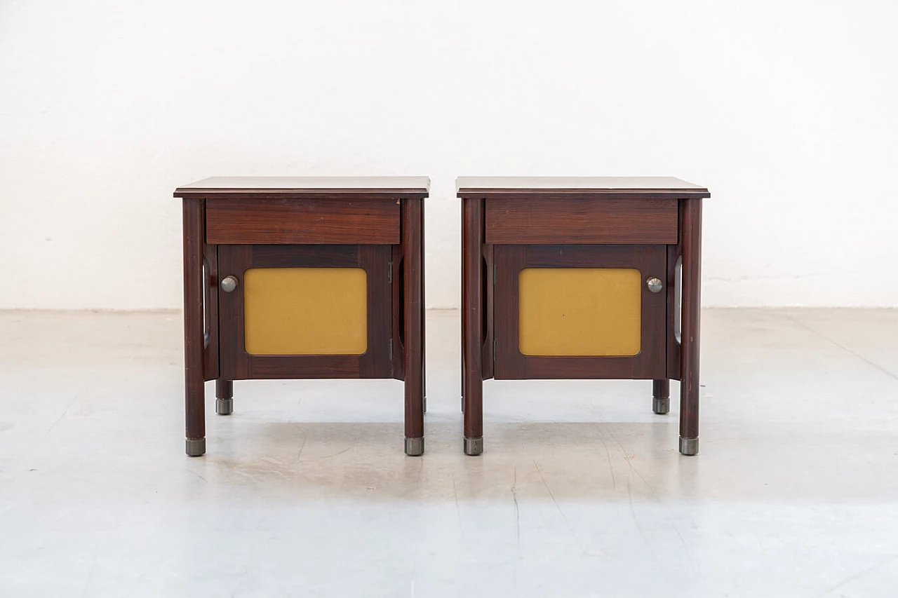 Pair of rosewood bedside tables, 1970s 1468568