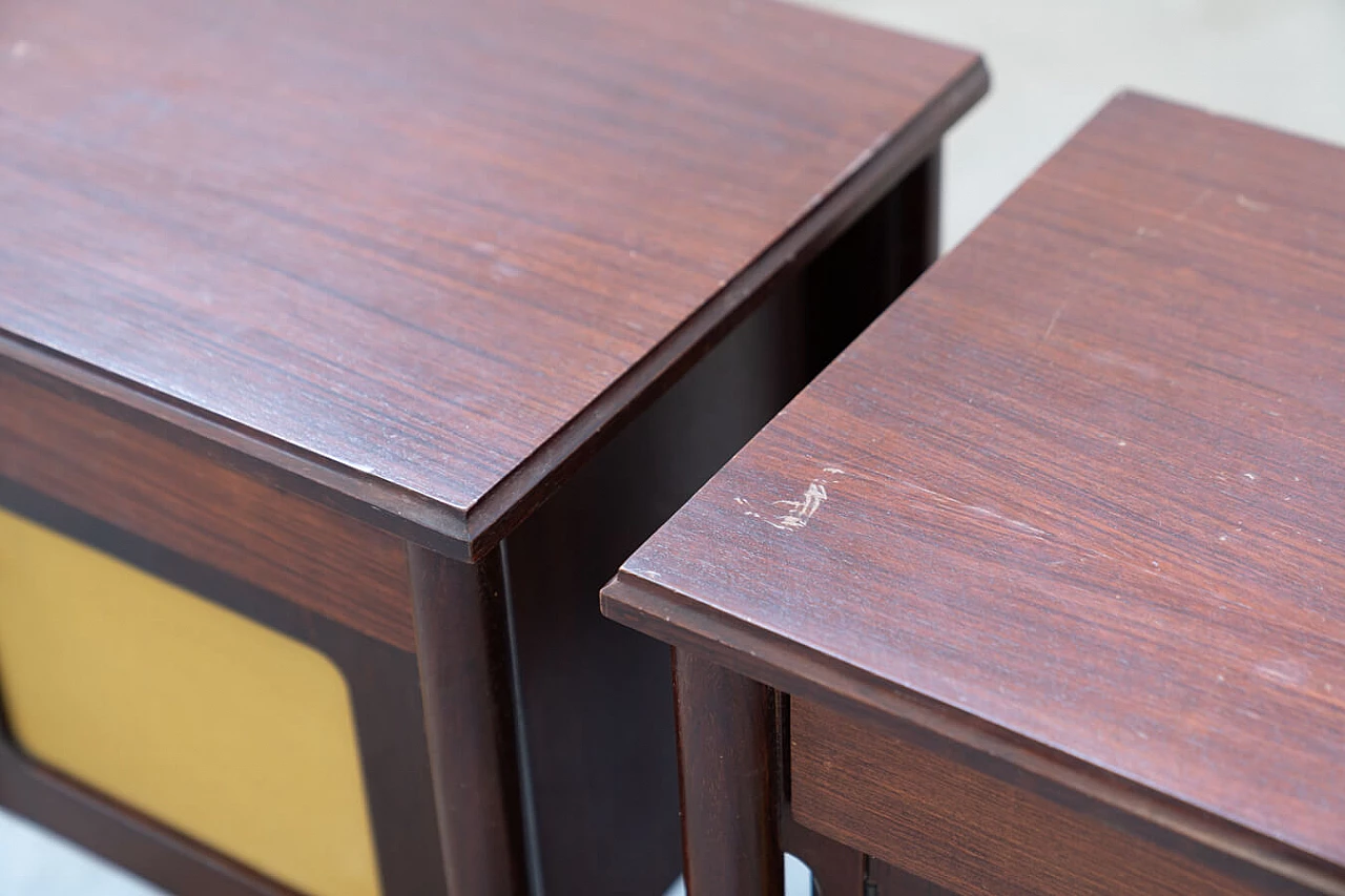Pair of rosewood bedside tables, 1970s 1468571