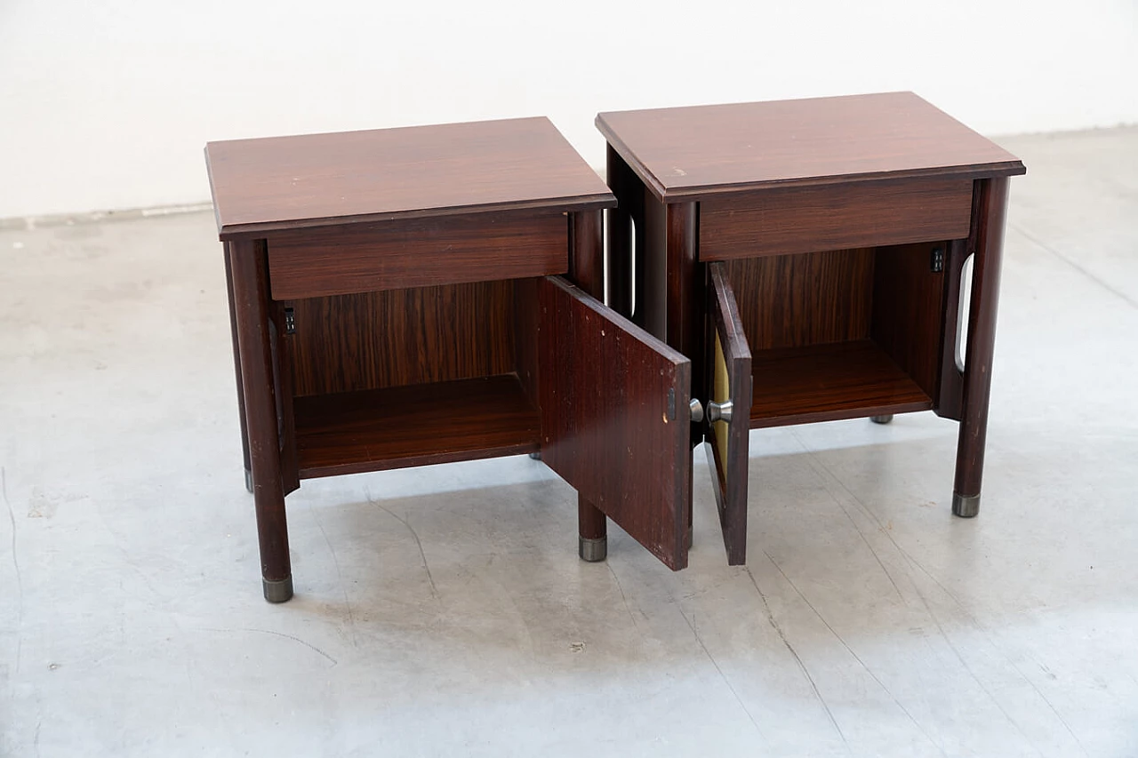 Pair of rosewood bedside tables, 1970s 1468572
