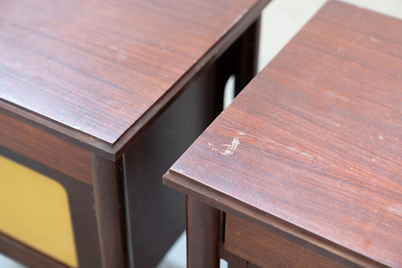 Pair of rosewood bedside tables, 1970s 1468575