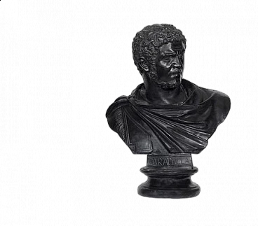 Plaster bust of Caracalla by the Chiurazzi Foundry, 1980s