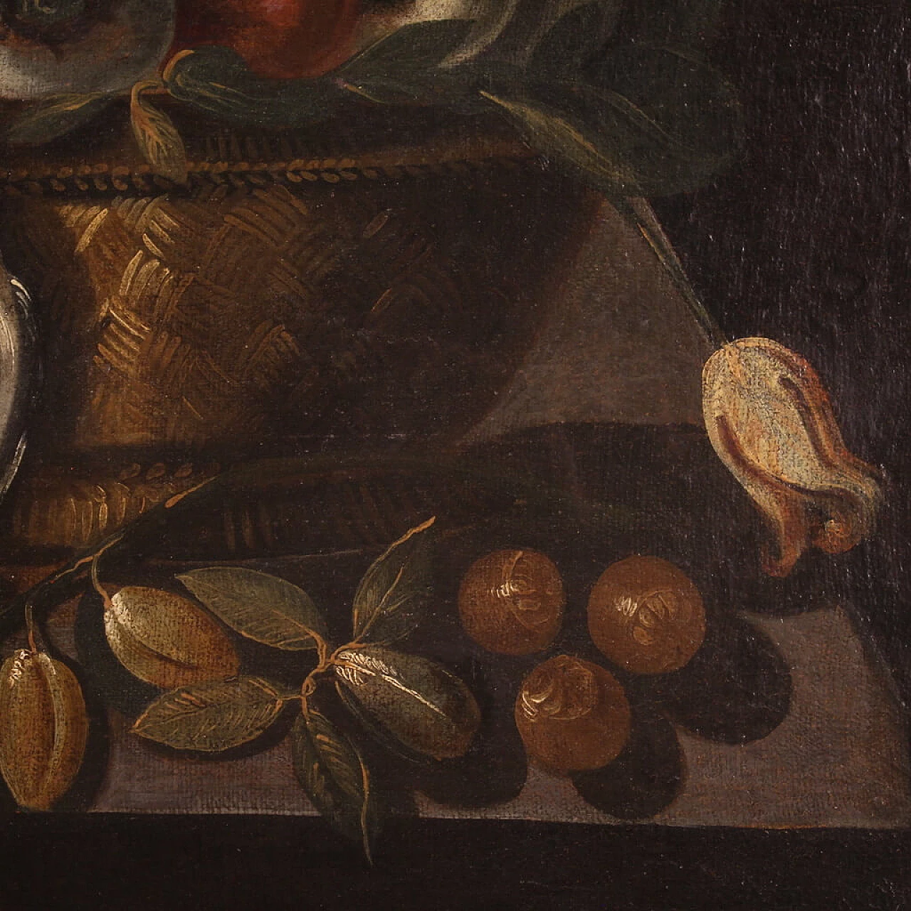 Still life with game, oil on canvas, 18th century 11
