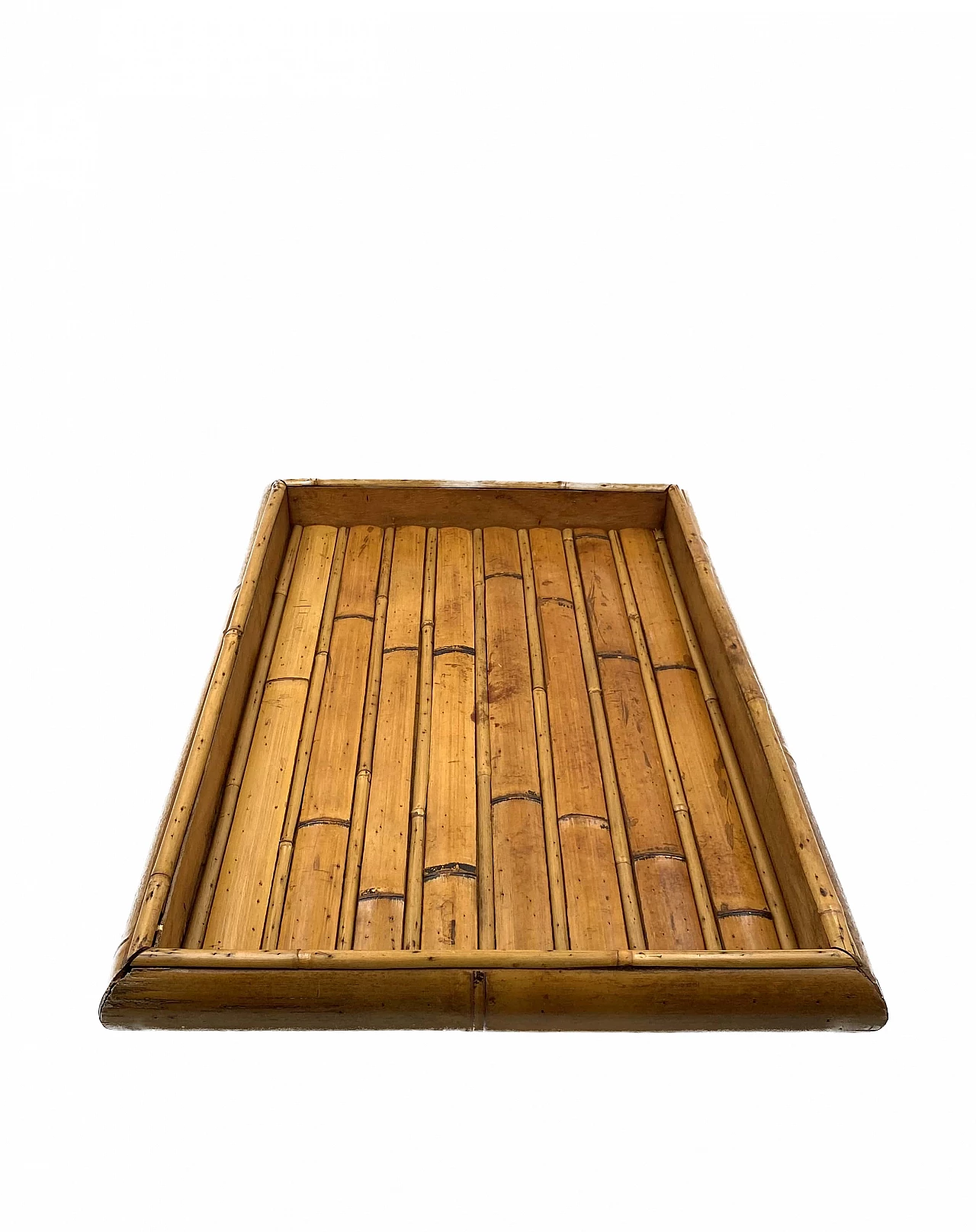 Rectangular bamboo tray, 1970s 11