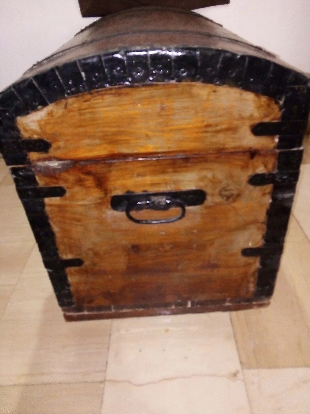 Baule in noce e ferro, '800 2