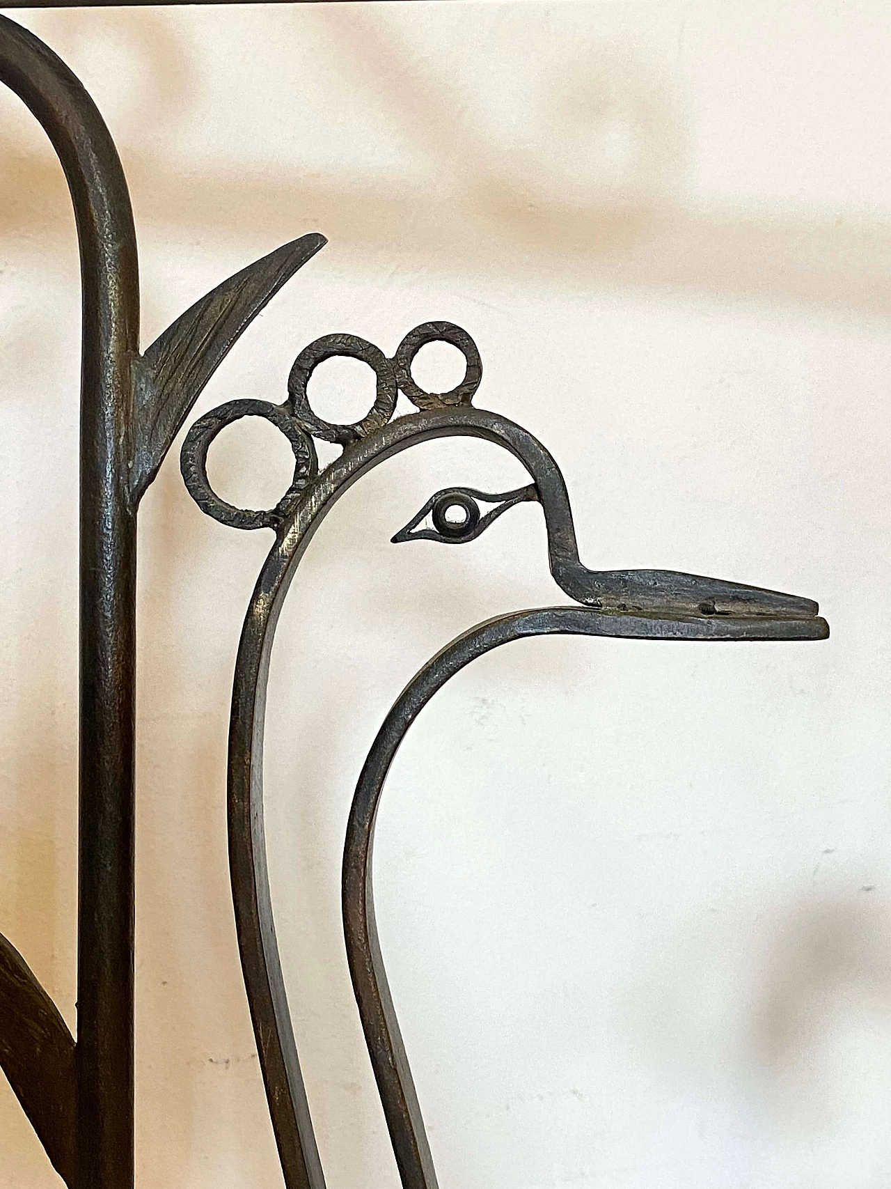 Cancello in ferro battuto, anni '70 5