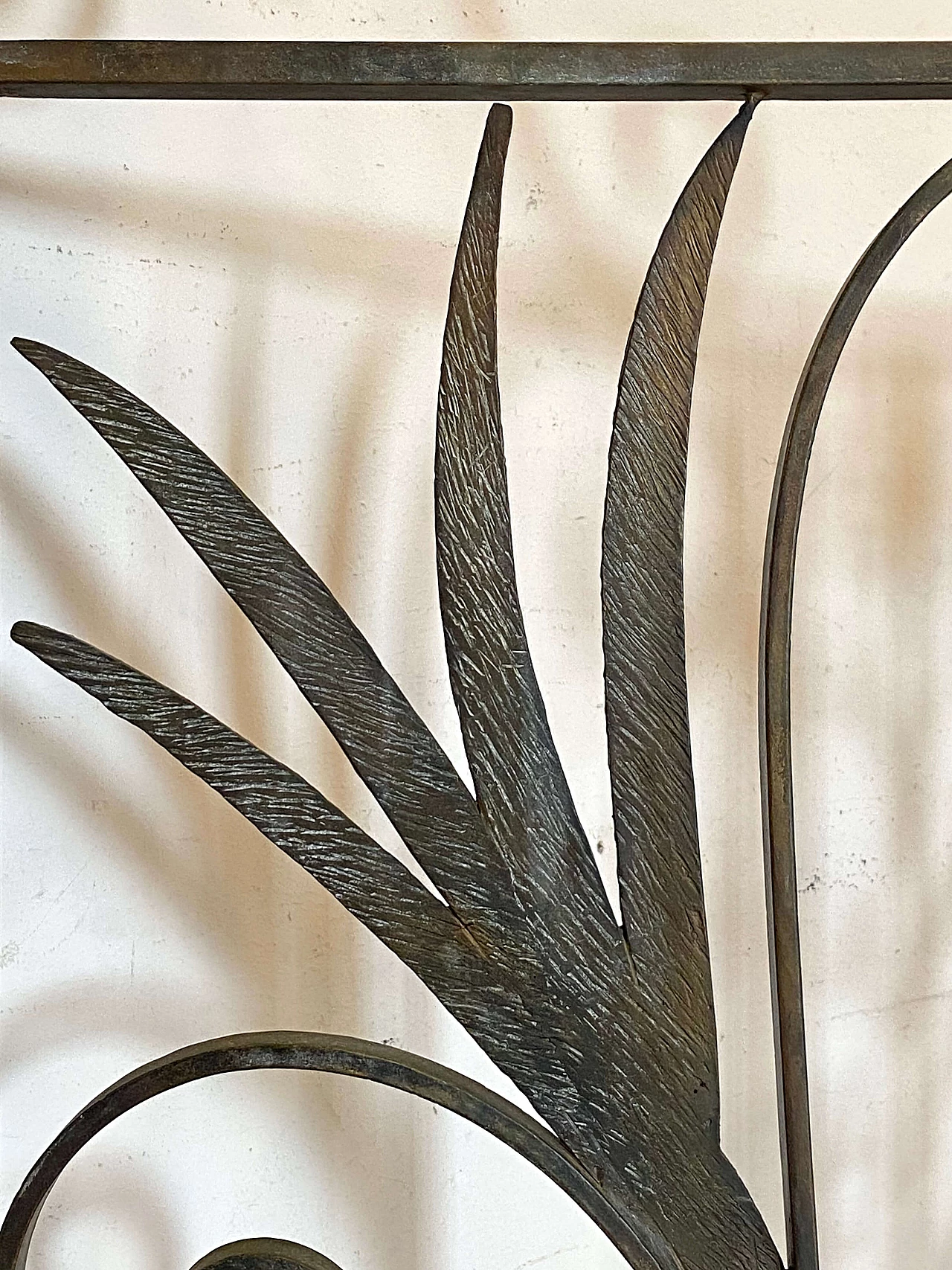 Cancello in ferro battuto, anni '70 11