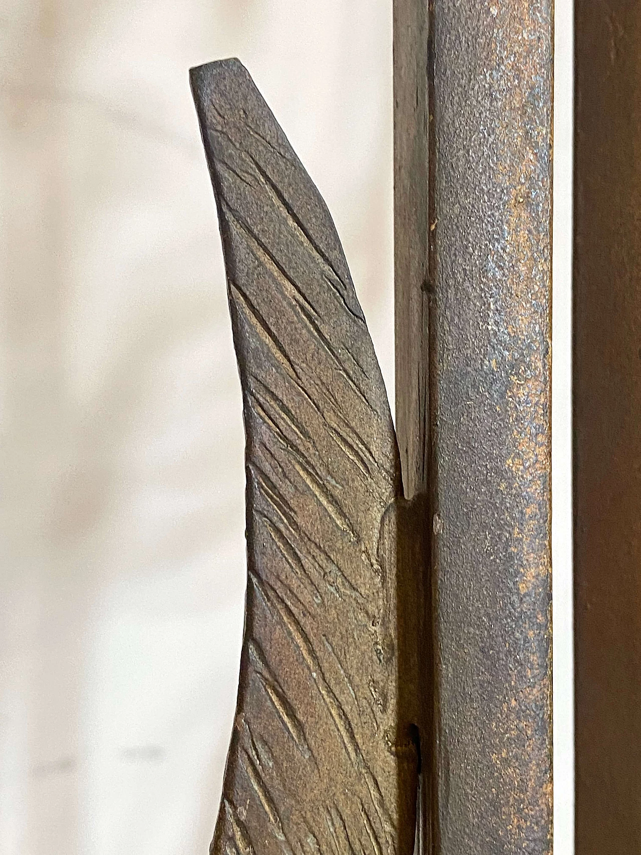 Cancello in ferro battuto, anni '70 13