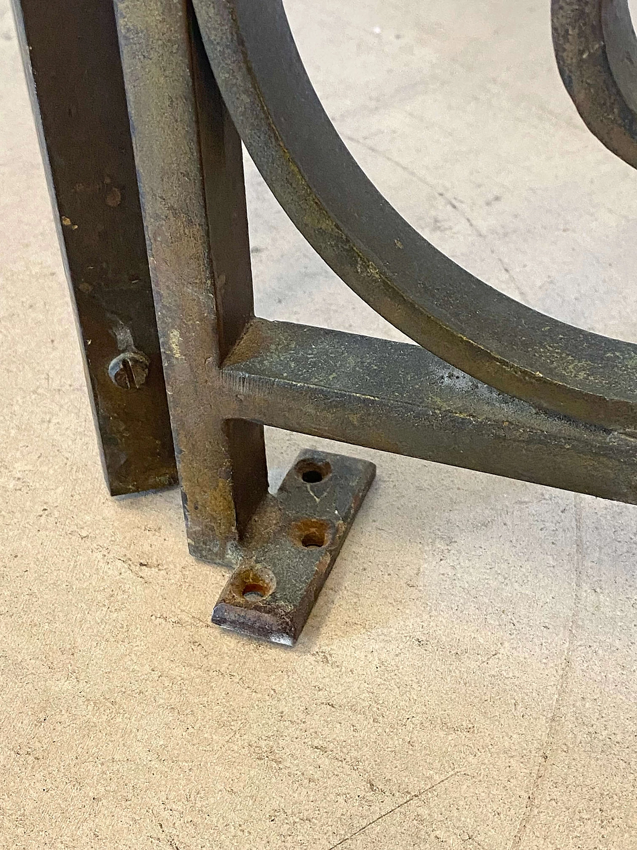 Cancello in ferro battuto, anni '70 21