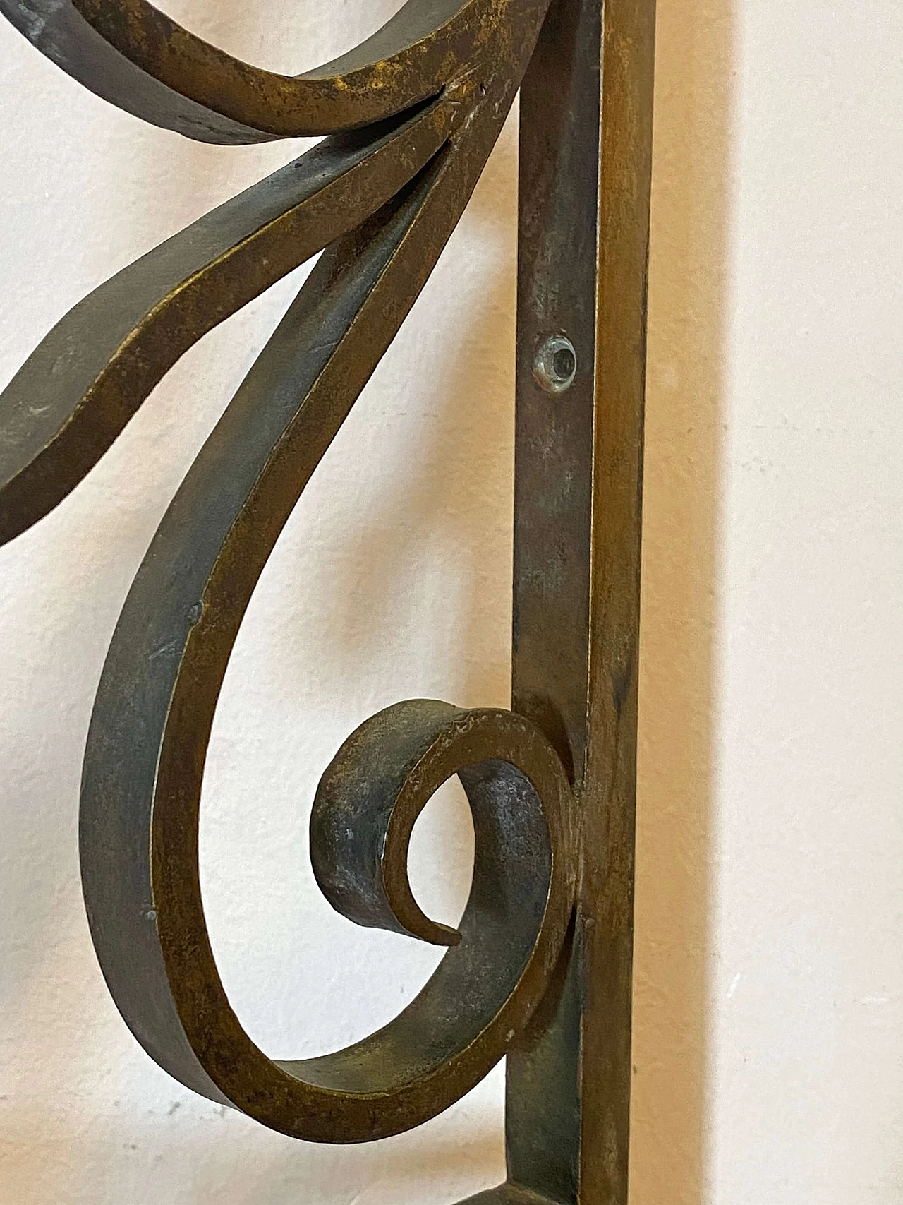 Cancello in ferro battuto, anni '70 23