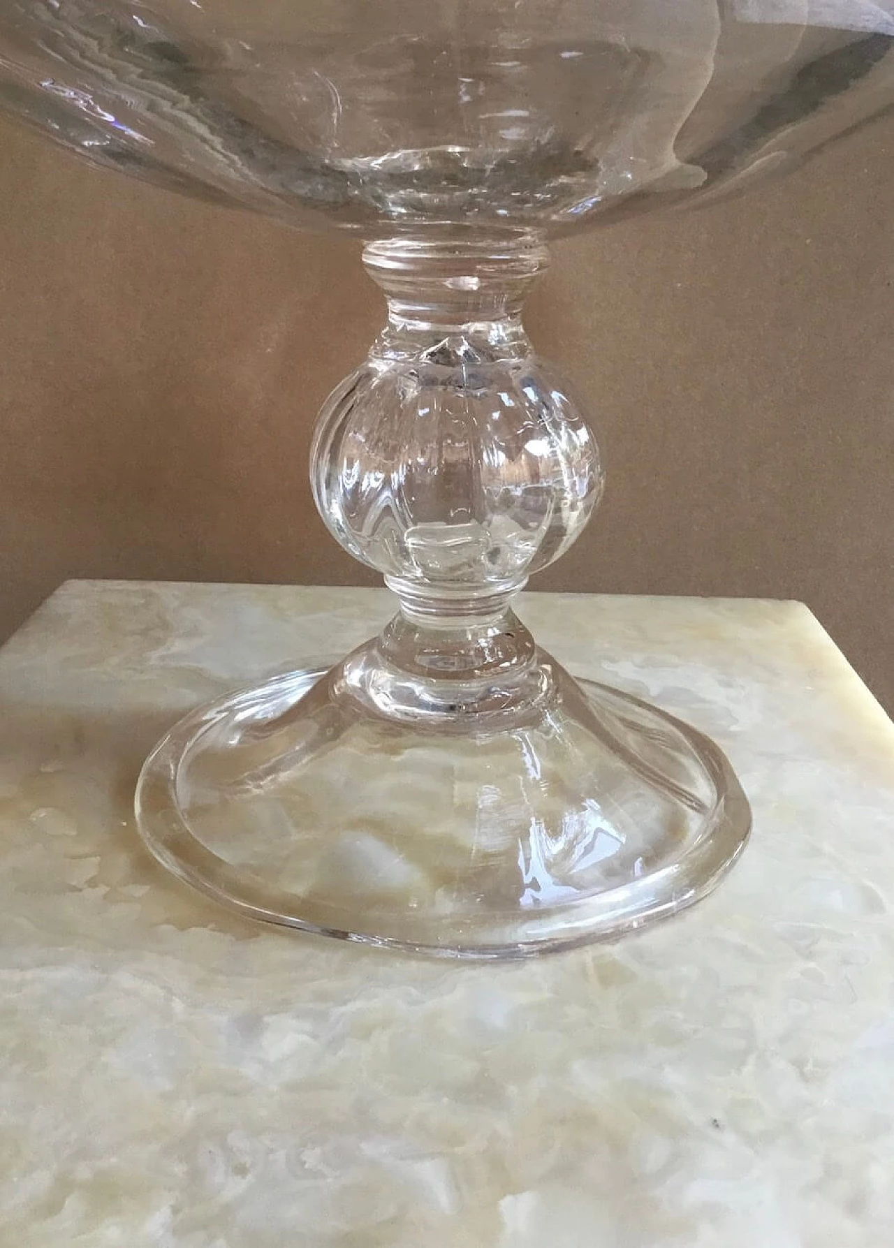 Blown glass riser, 19th century 2