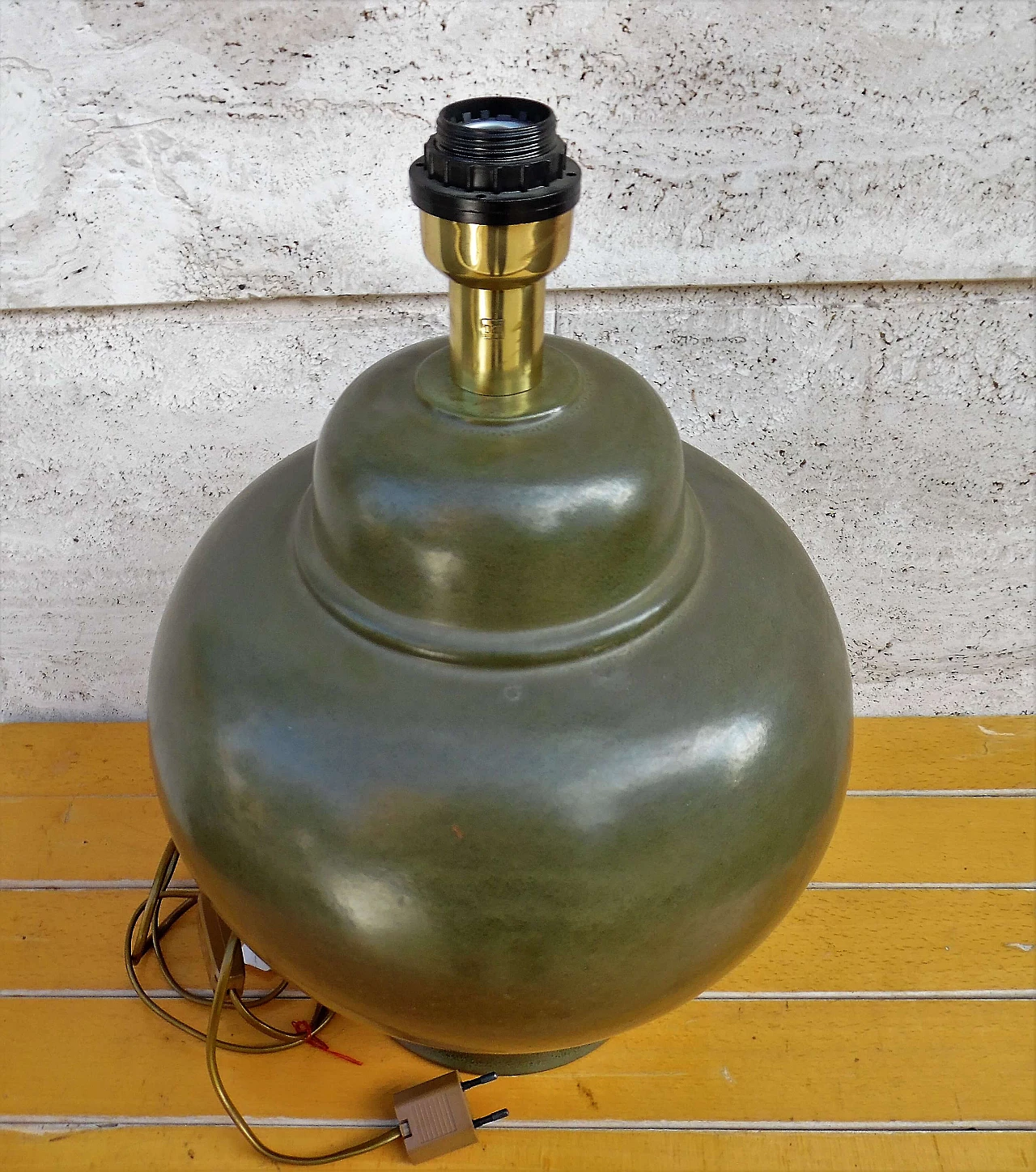 Ceramic table lamp by Paf Milano, 1960s 3