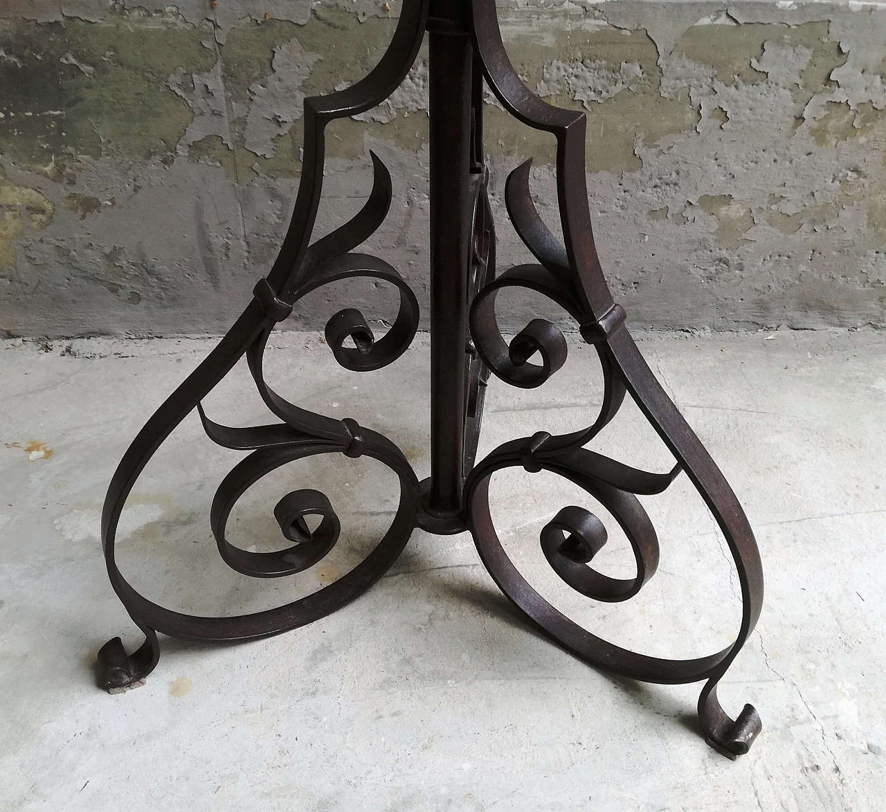 Wrought iron coat stand, 1920s 4