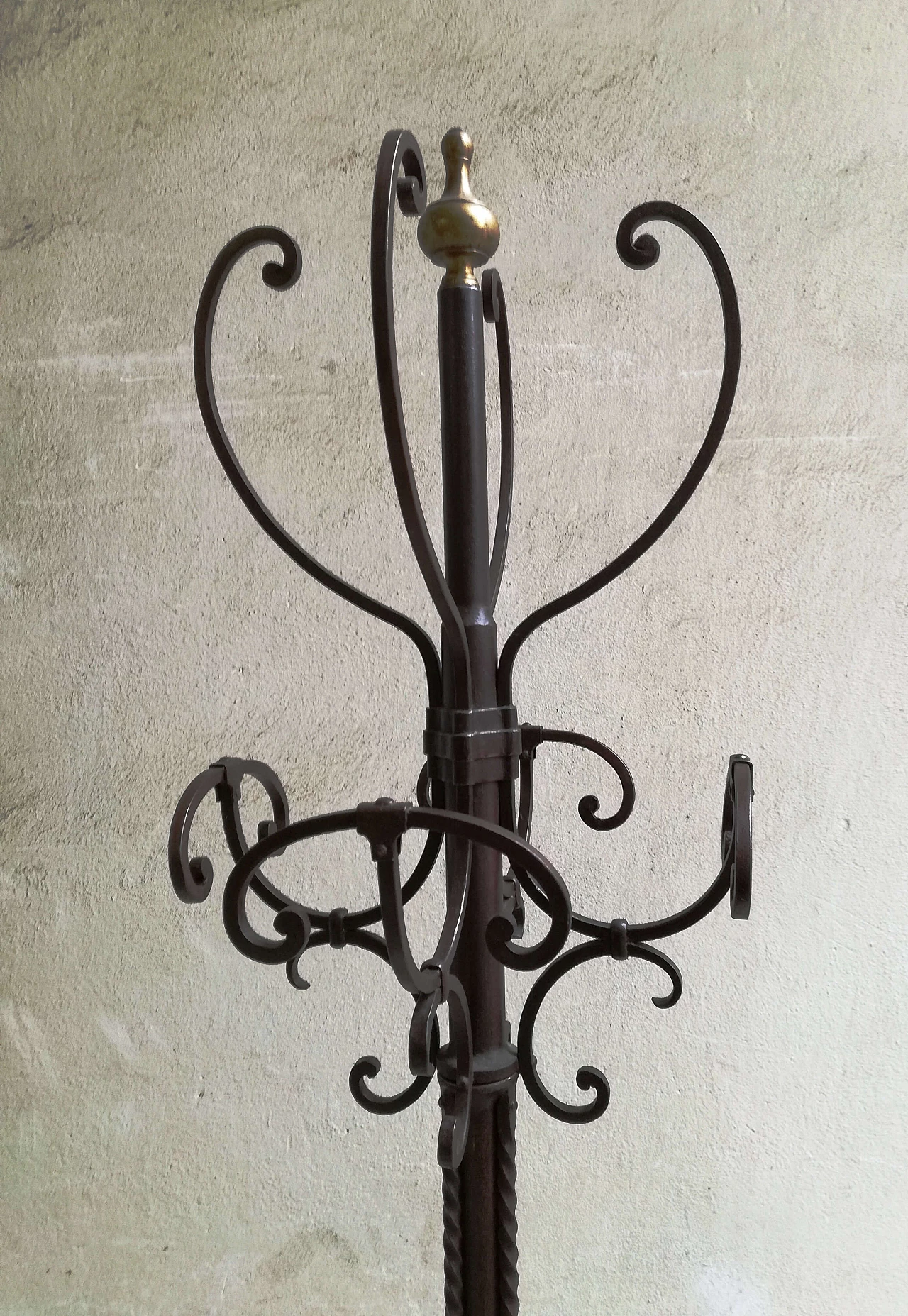 Wrought iron coat stand, 1920s 5