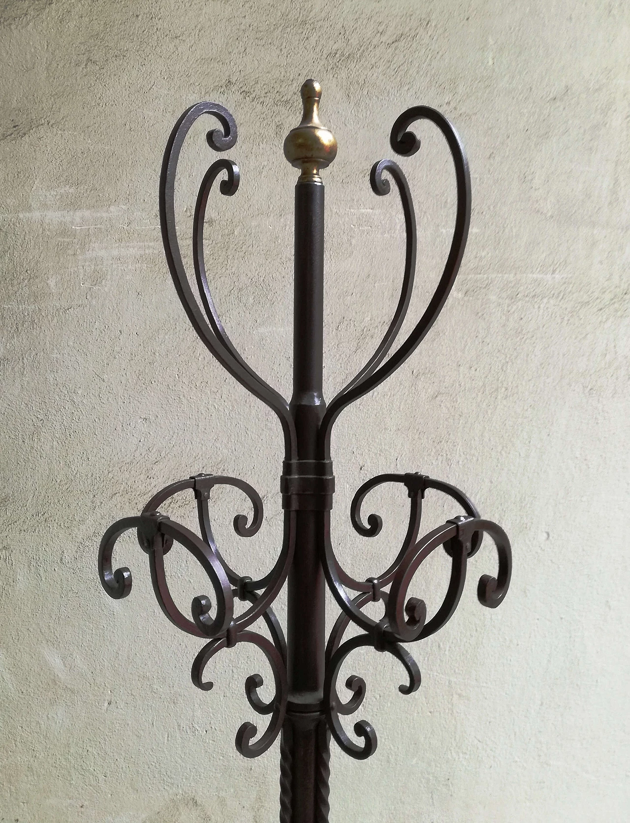 Wrought iron coat stand, 1920s 6