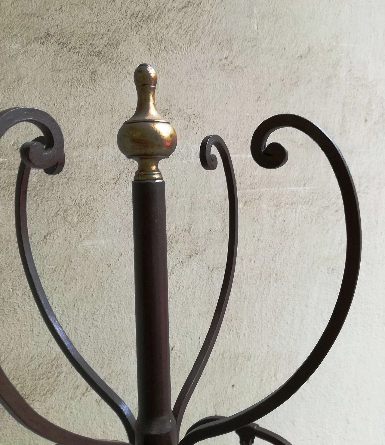 Wrought iron coat stand, 1920s 8