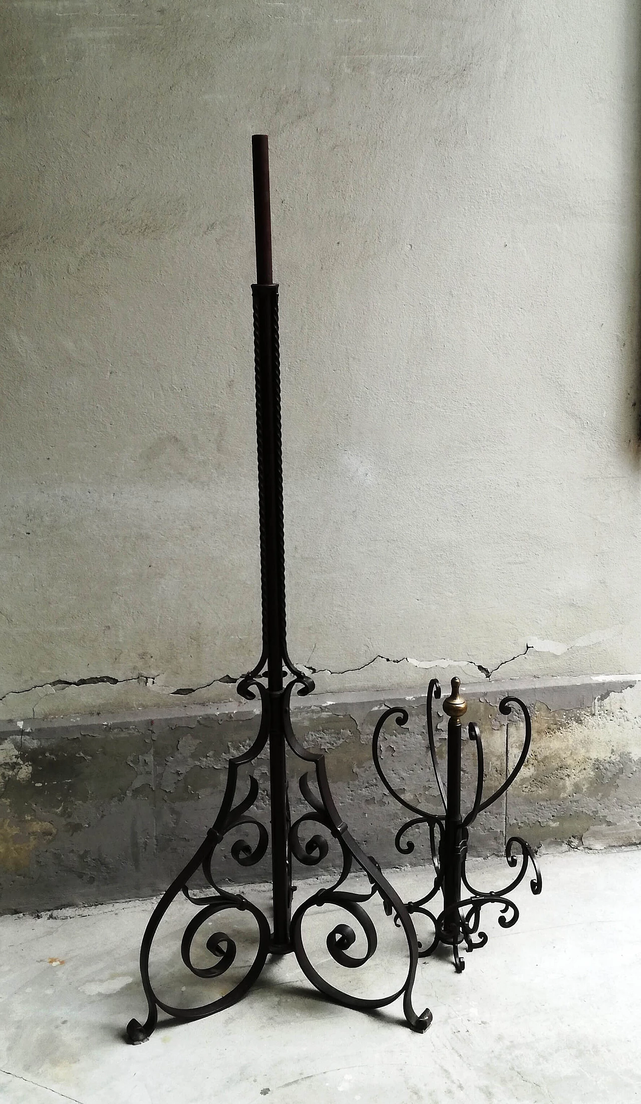 Wrought iron coat stand, 1920s 12