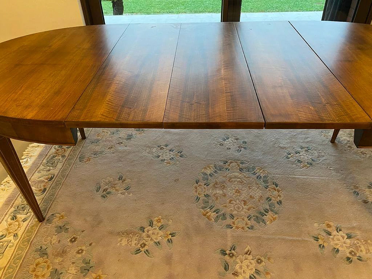 Tavolo ovale allungabile in legno, '800 2