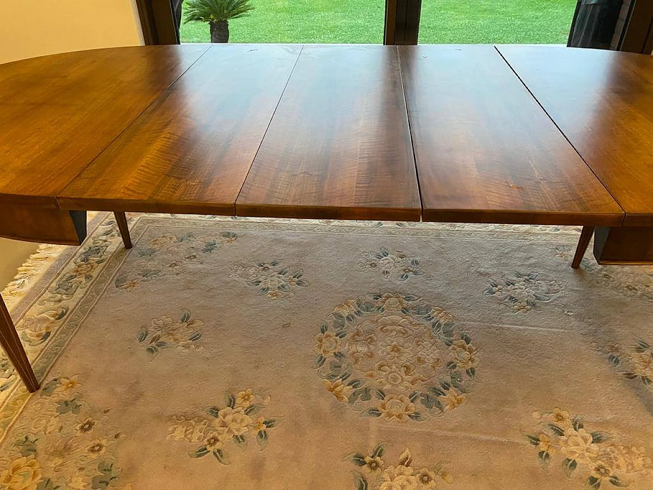 Tavolo ovale allungabile in legno, '800 3