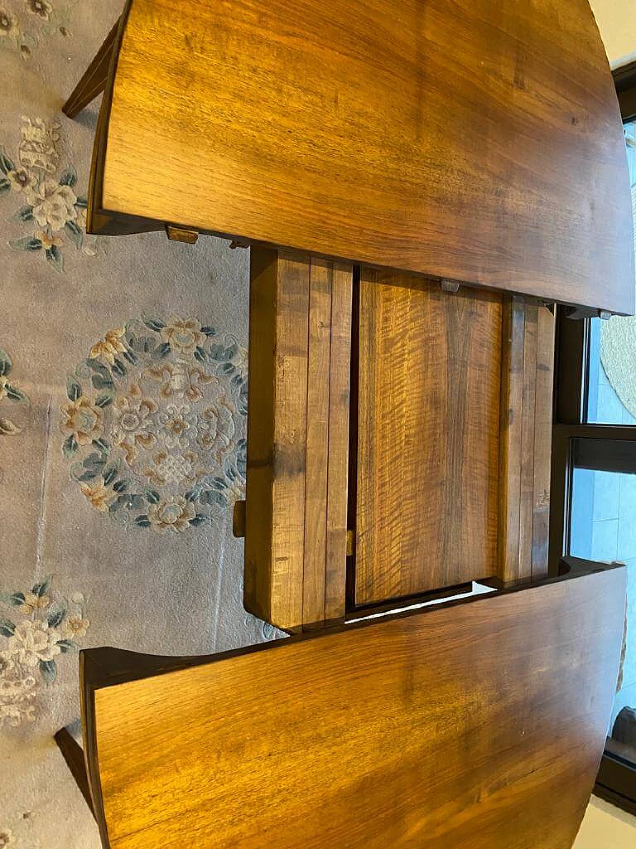 Tavolo ovale allungabile in legno, '800 6